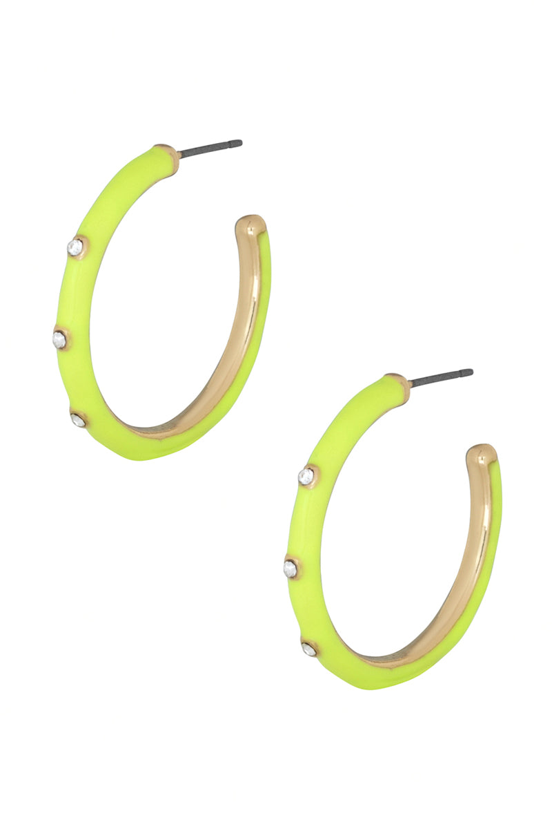 Color Pop Hoop Earrings