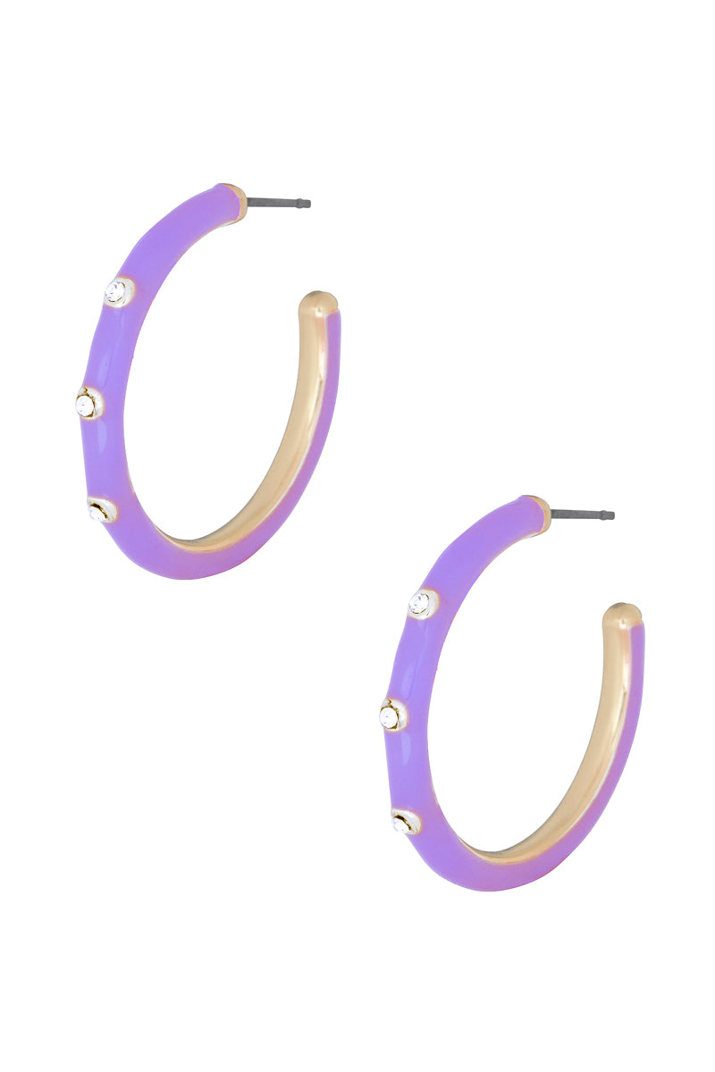 Color Pop Hoop Earrings