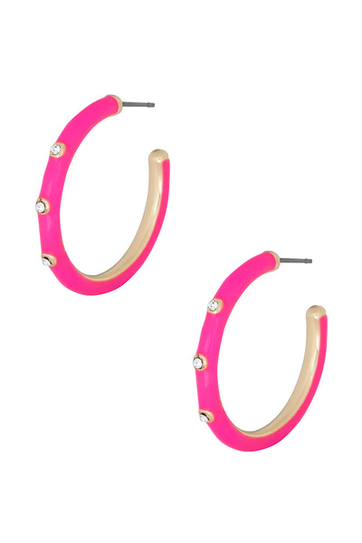 Color Pop Hoop Earrings