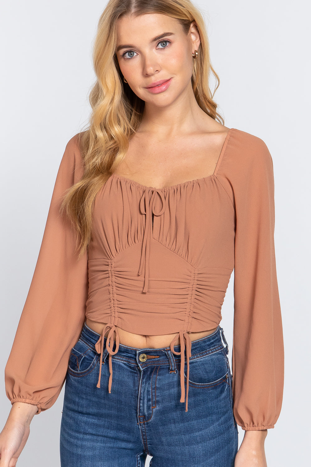 Anastasia Ruched Corset Top