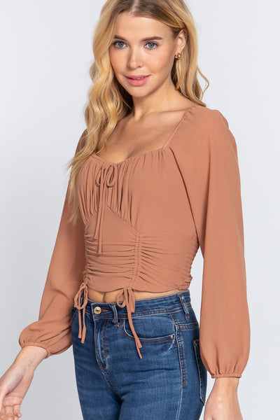 Anastasia Ruched Corset Top