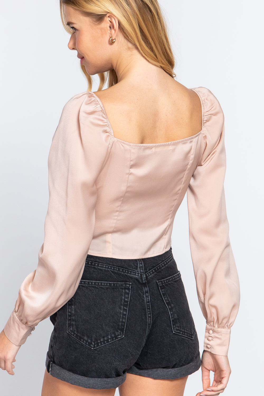 Sweetheart Satin Top