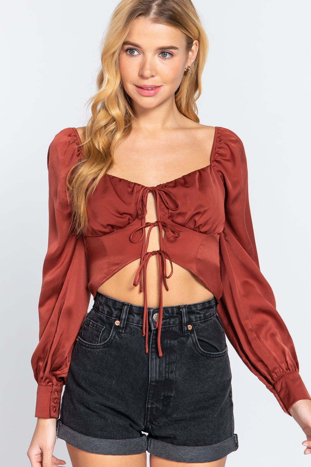 Sweetheart Satin Top