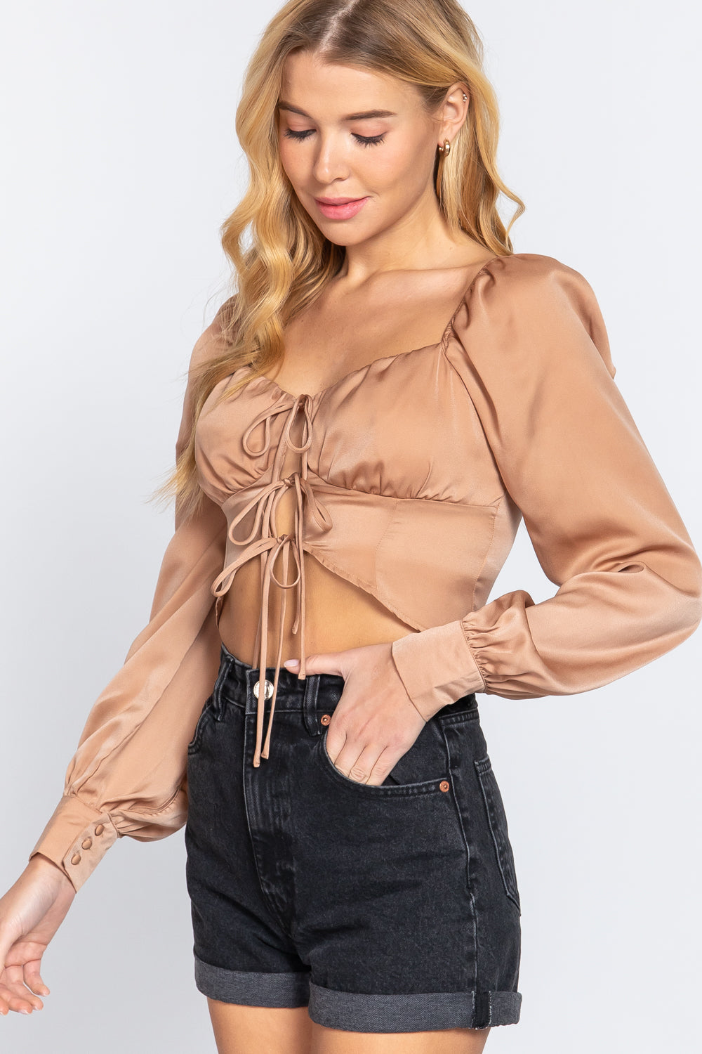 Sweetheart Satin Top