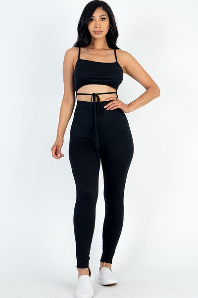 Sporty Cut Out Jumpsuit