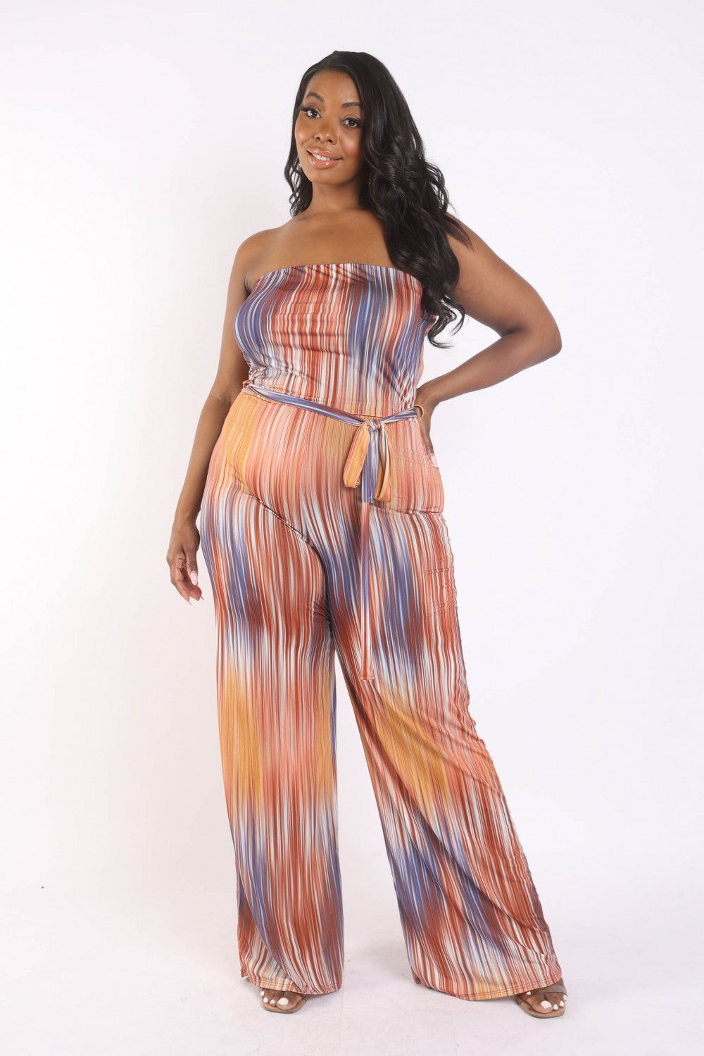 Sasha Abstract Tube Romper