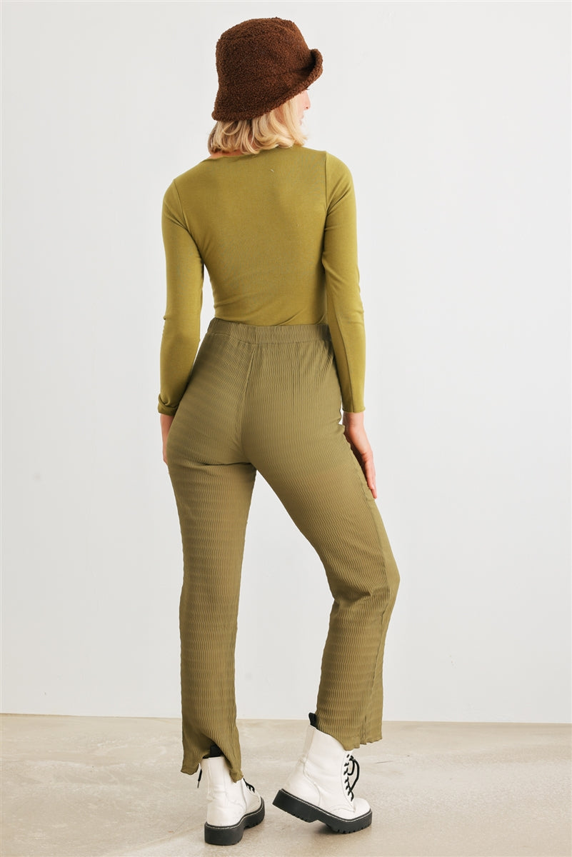 Ashley Green Cut-out Bodysuit