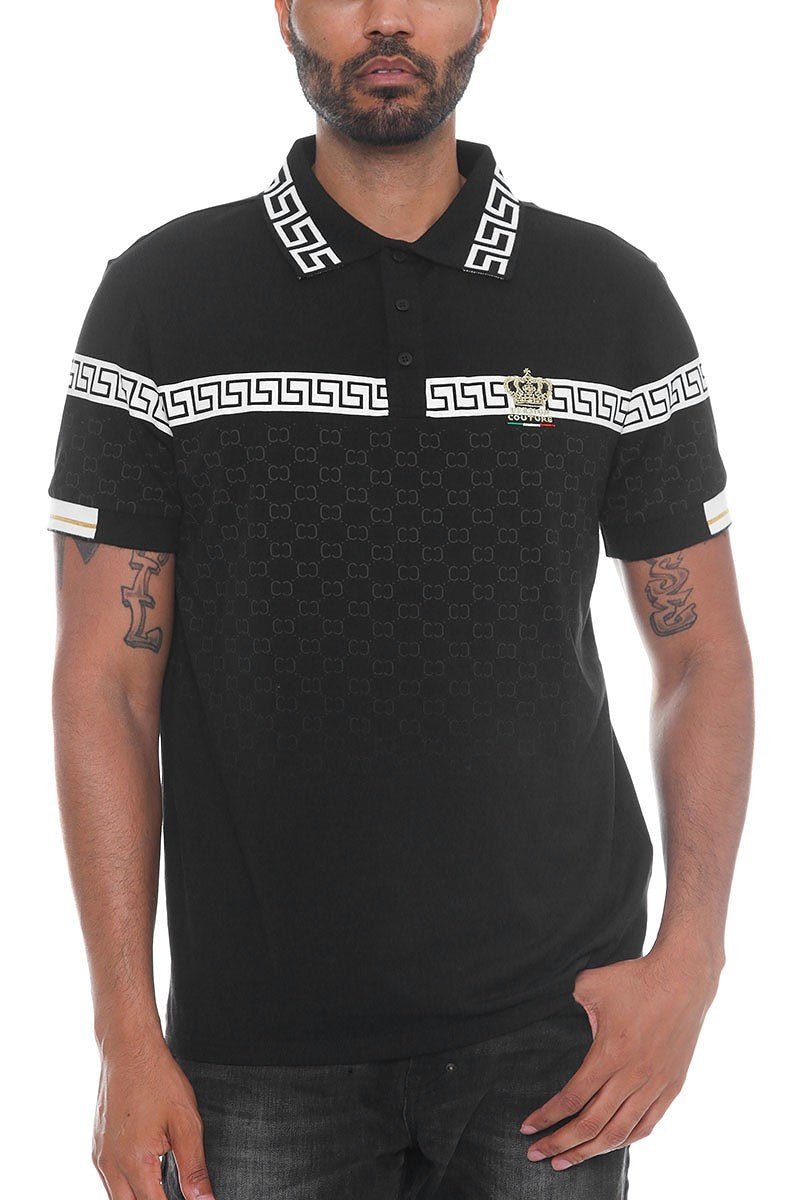 Men's Button Down Polo Shirt