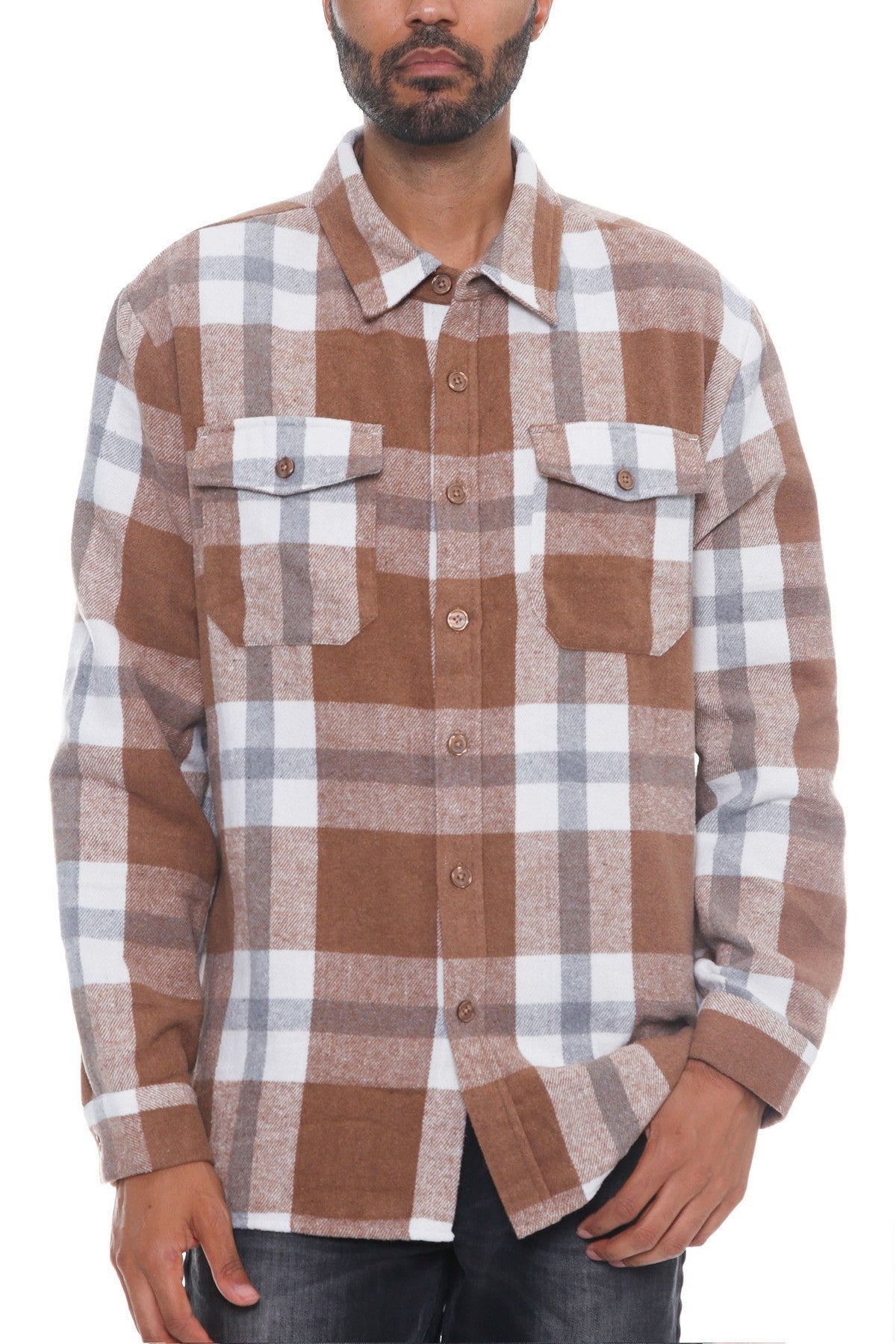 Men's Checkered Soft Flannel