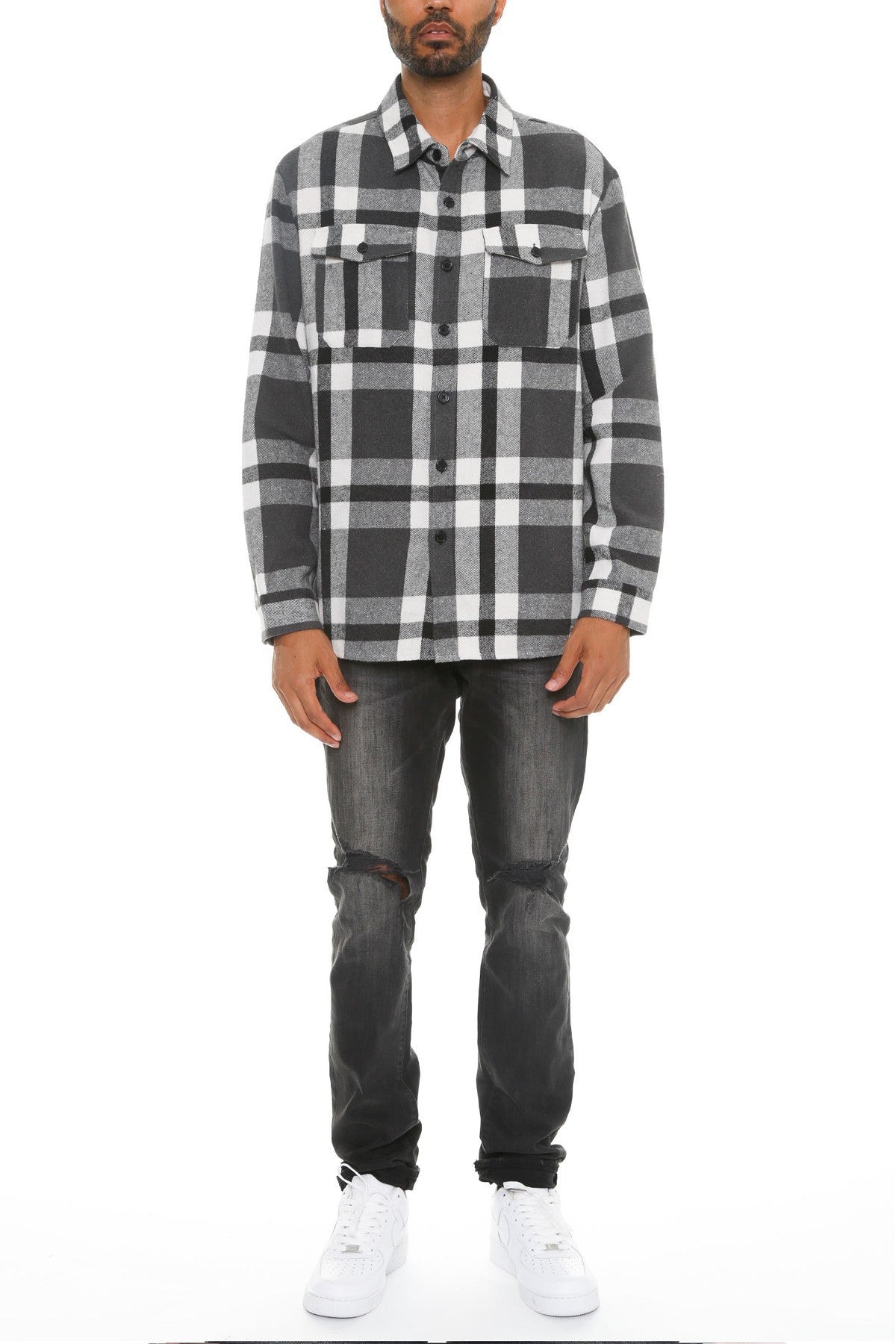 Men's Checkered Soft Flannel