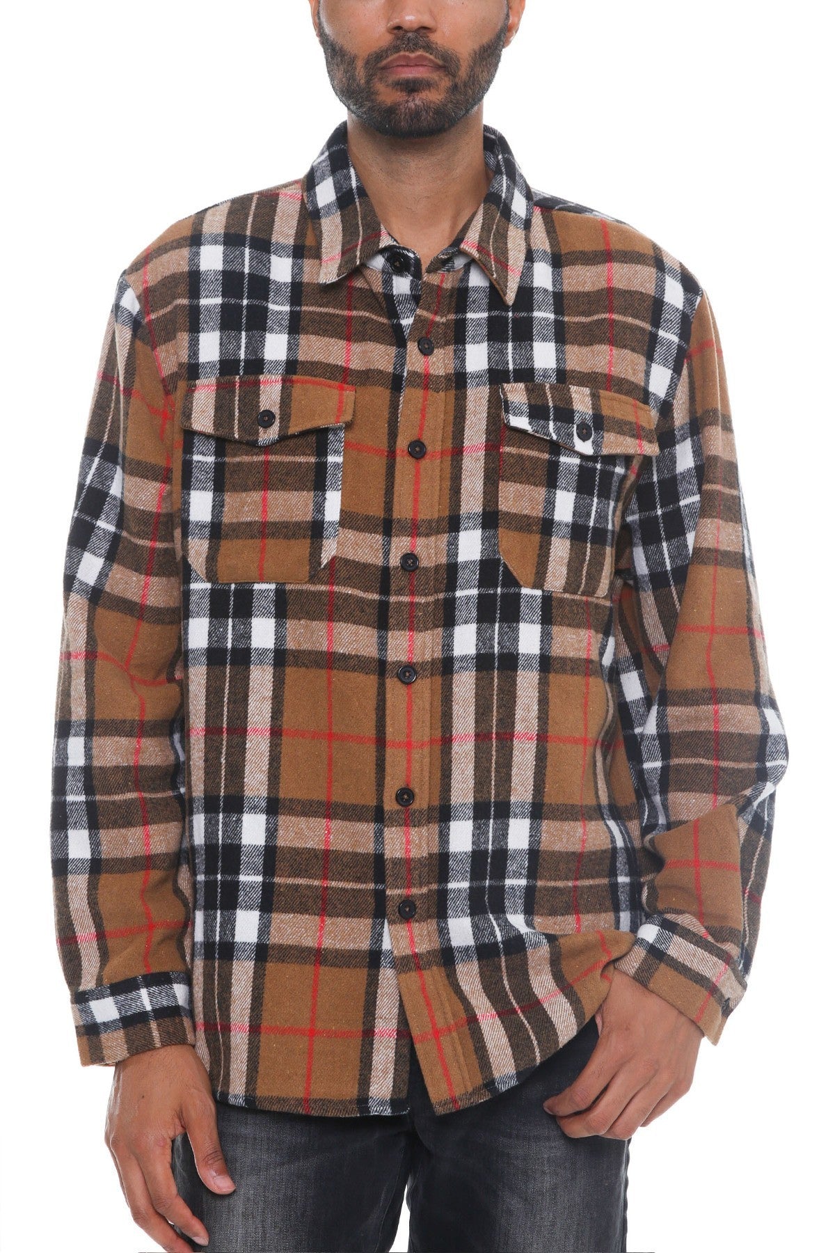 Men's Checkered Soft Flannel