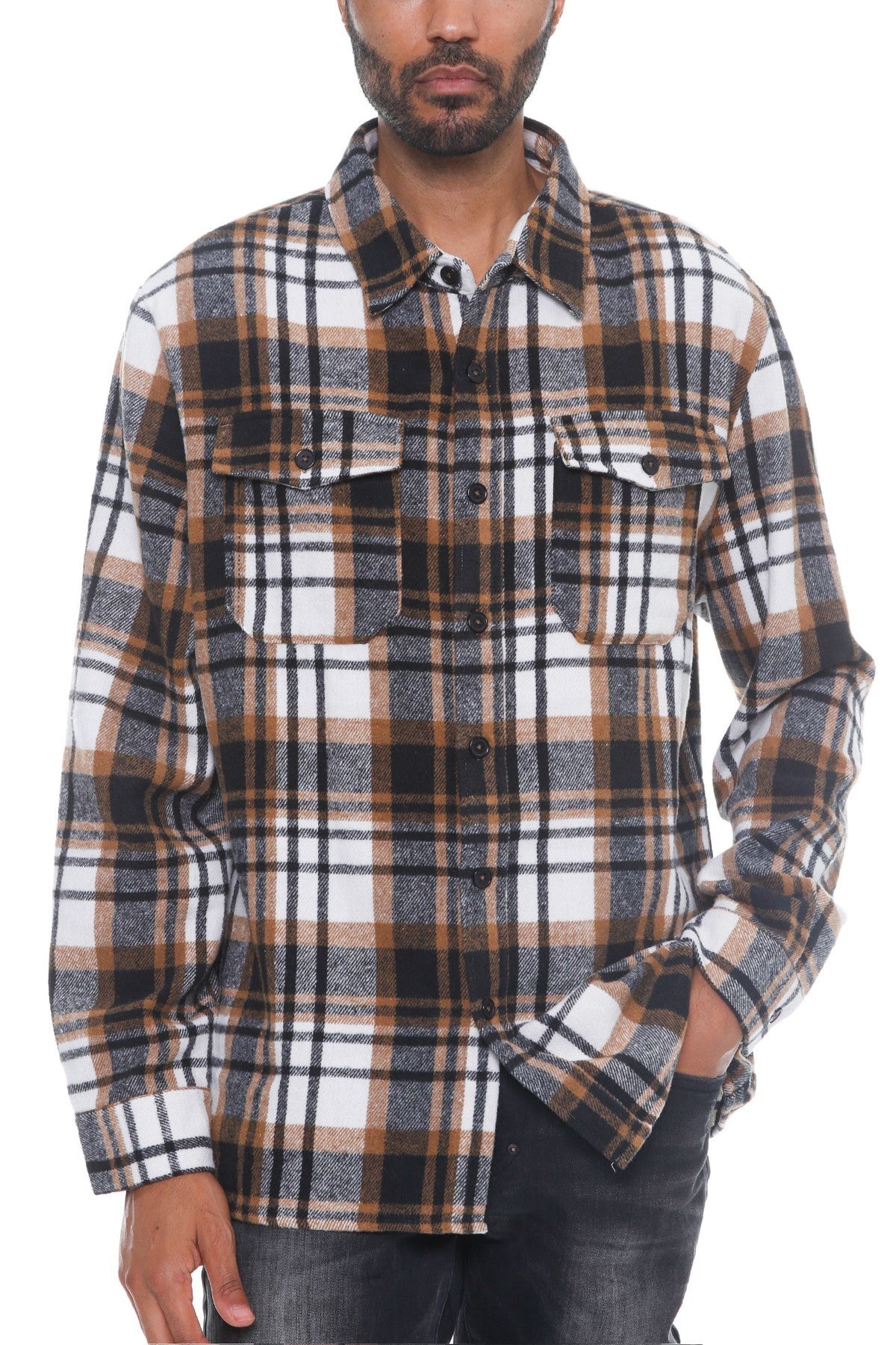 Men's Checkered Soft Flannel