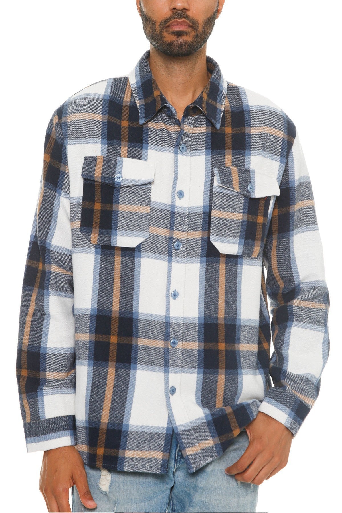 Men's Checkered Soft Flannel