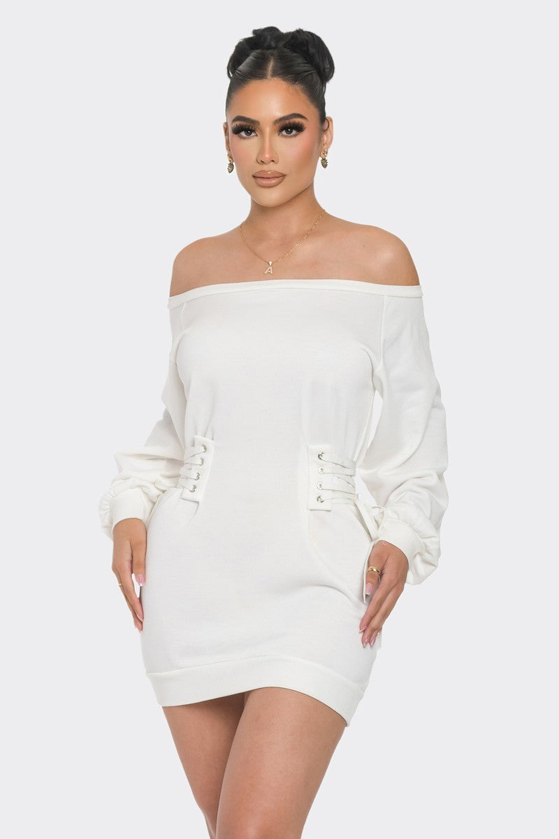 Olivia Off Shoulder Mini Dress
