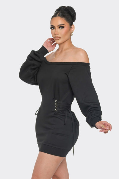 Olivia Off Shoulder Mini Dress