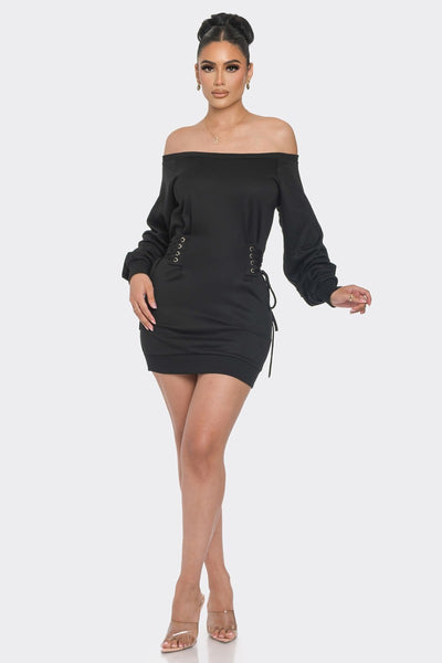 Olivia Off Shoulder Mini Dress