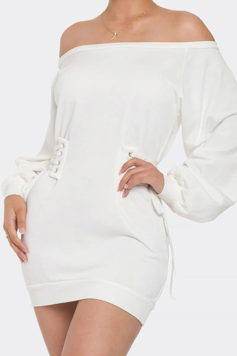 Olivia Off Shoulder Mini Dress