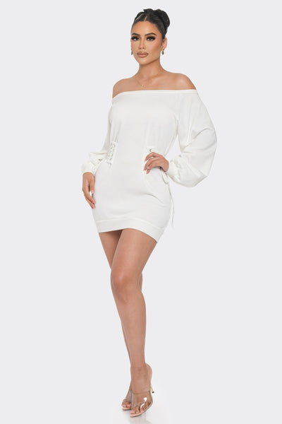 Olivia Off Shoulder Mini Dress