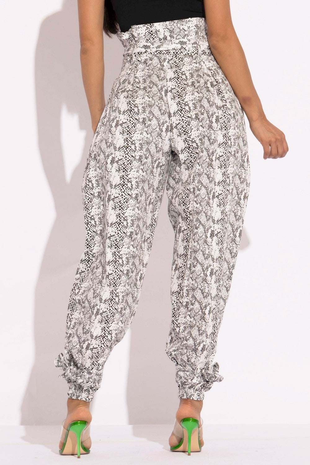 Snake Skin Cargo Pants