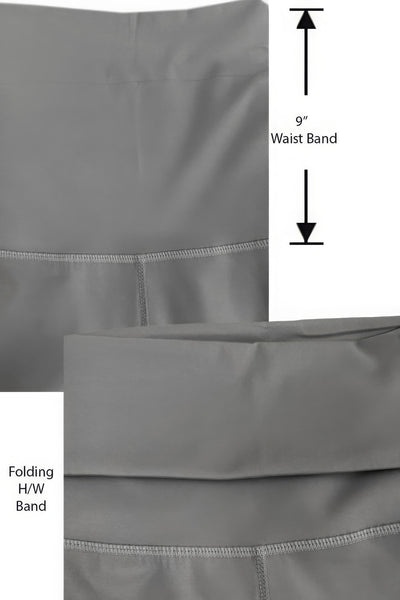 Folded High Waist Flare Yoga Pants